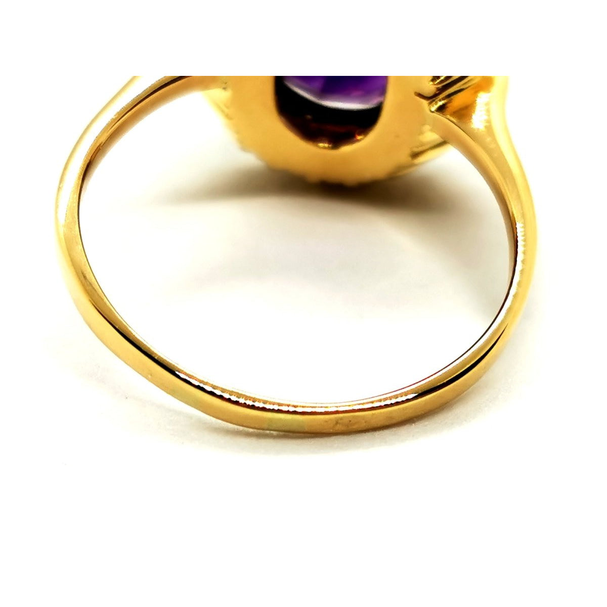 Bague Or jaune Améthyste - Castafiore