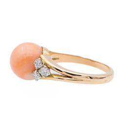 Bague Or jaune Corail - Castafiore