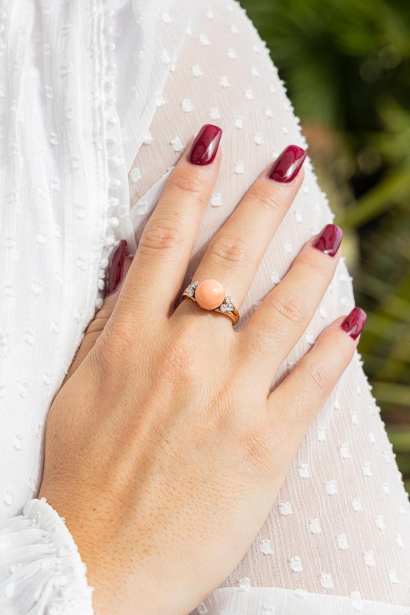 Bague Or jaune Corail - Castafiore
