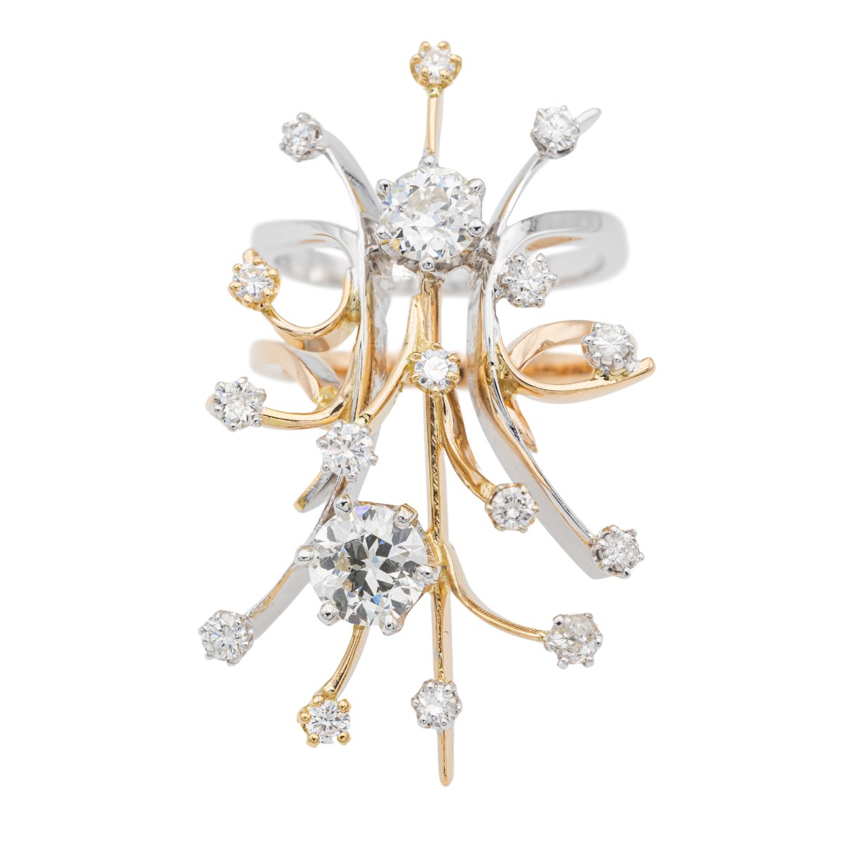 Bague Or jaune Diamant - Castafiore