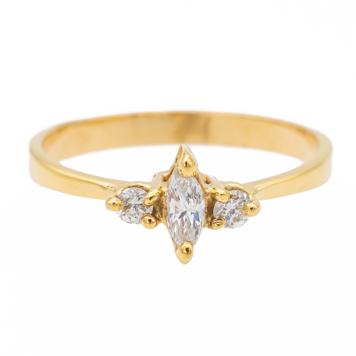 Bague Or jaune Diamant - Castafiore