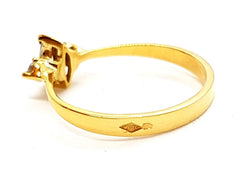 Bague Or jaune Diamant - Castafiore