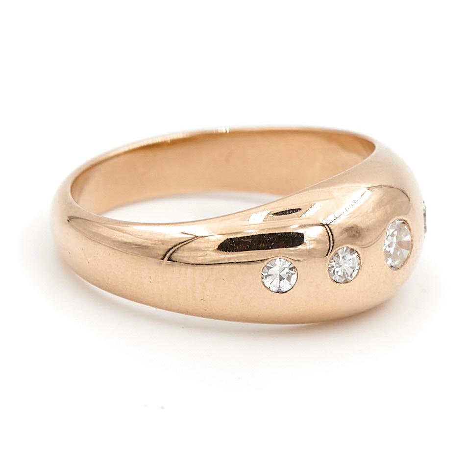 Bague Or jaune Diamant - Castafiore