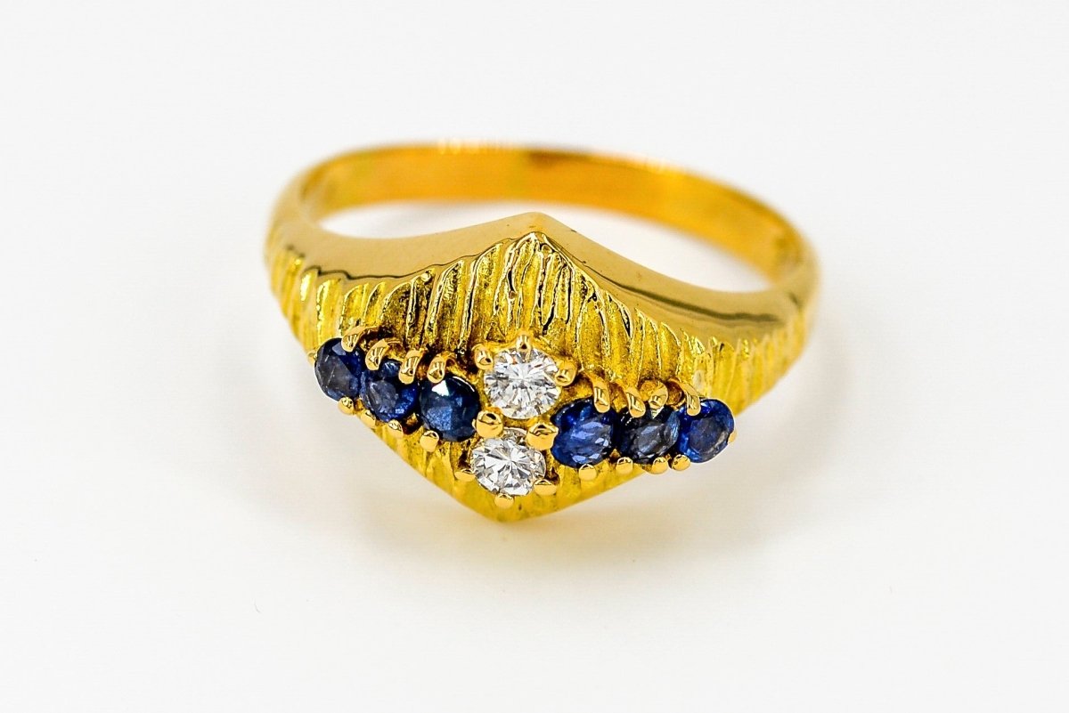 Bague Or jaune Diamant - Castafiore