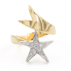 Bague Or jaune Diamant - Castafiore