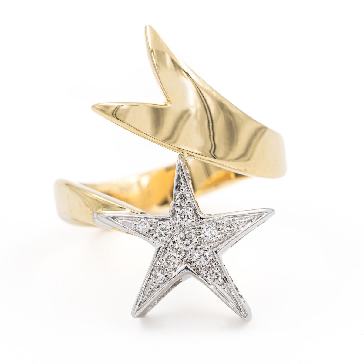 Bague Or jaune Diamant - Castafiore