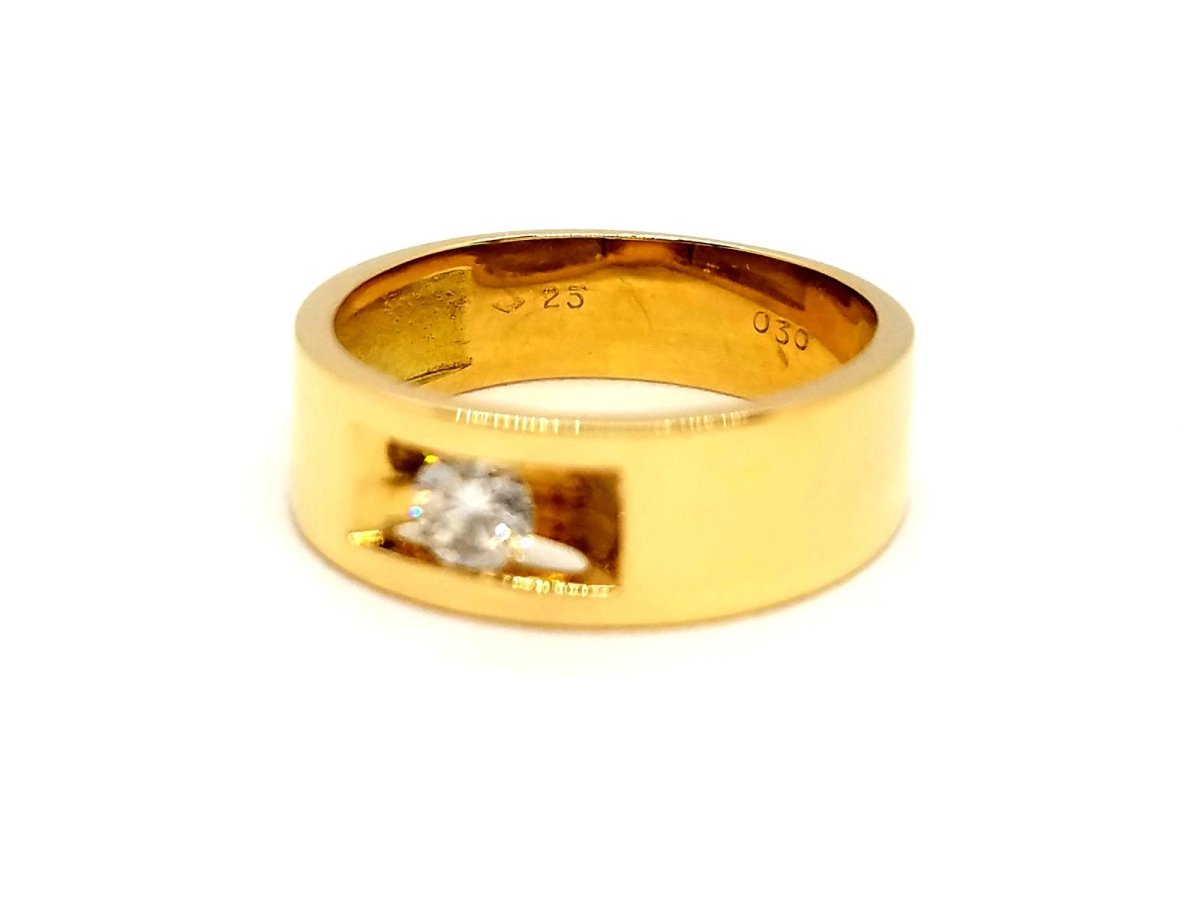 Bague Or jaune Diamant - Castafiore