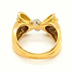 Bague Or jaune Diamant - Castafiore