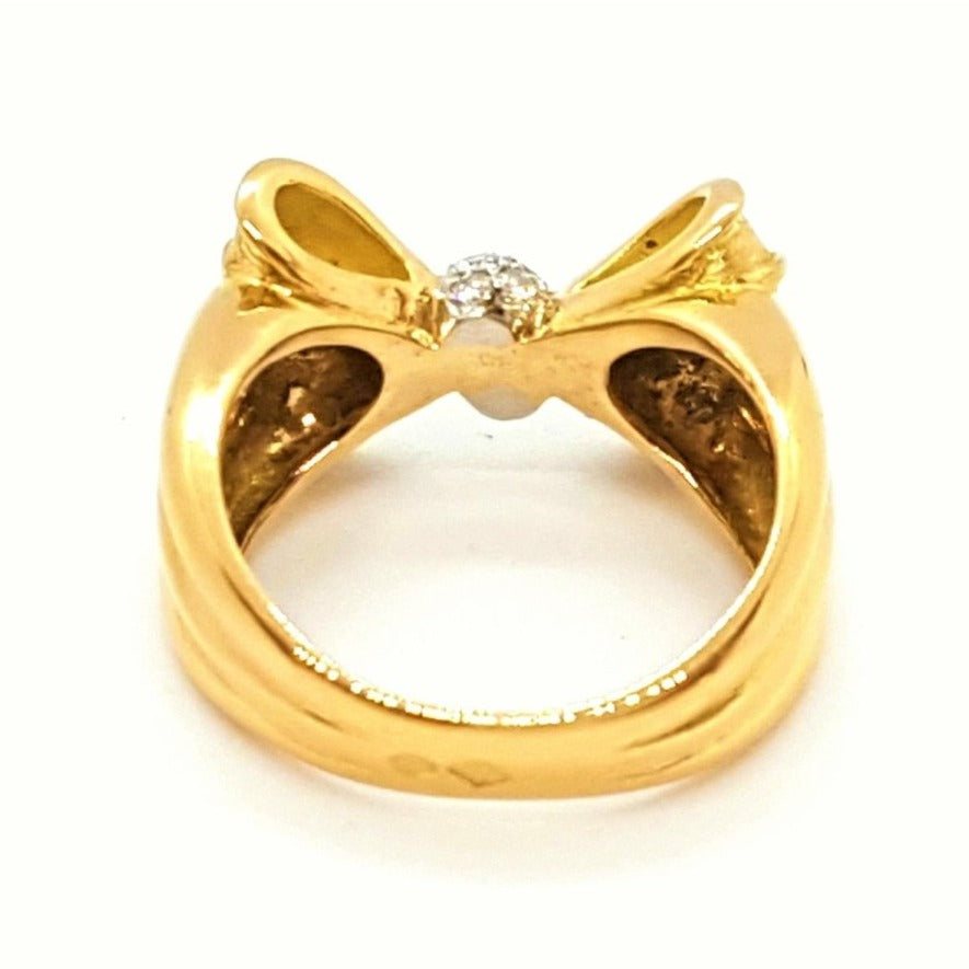 Bague Or jaune Diamant - Castafiore