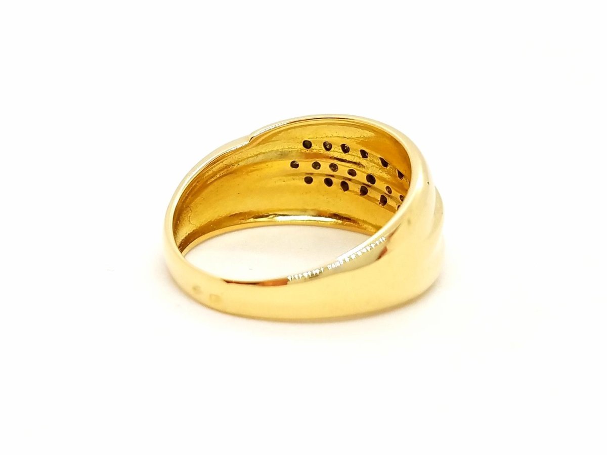 Bague Or jaune Diamant - Castafiore