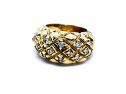 Bague Or jaune Diamant - Castafiore
