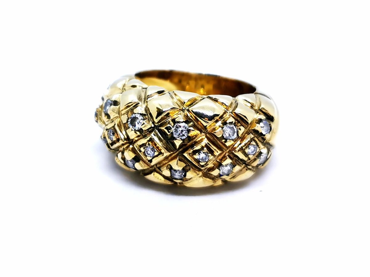 Bague Or jaune Diamant - Castafiore
