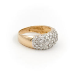 Bague Or jaune Diamant - Castafiore