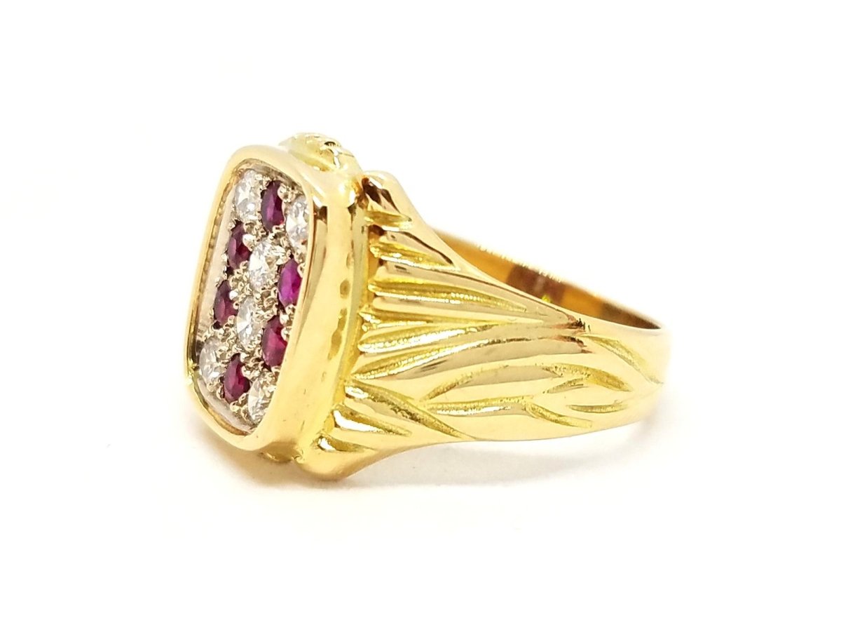 Bague Or jaune Diamant - Castafiore