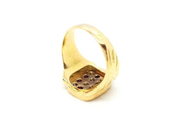 Bague Or jaune Diamant - Castafiore
