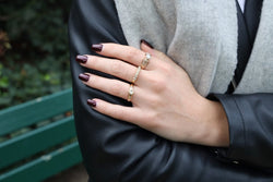 Bague Or jaune Diamant - Castafiore