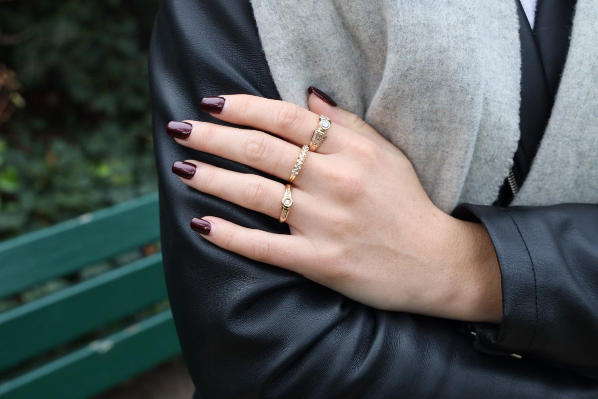 Bague Or jaune Diamant - Castafiore