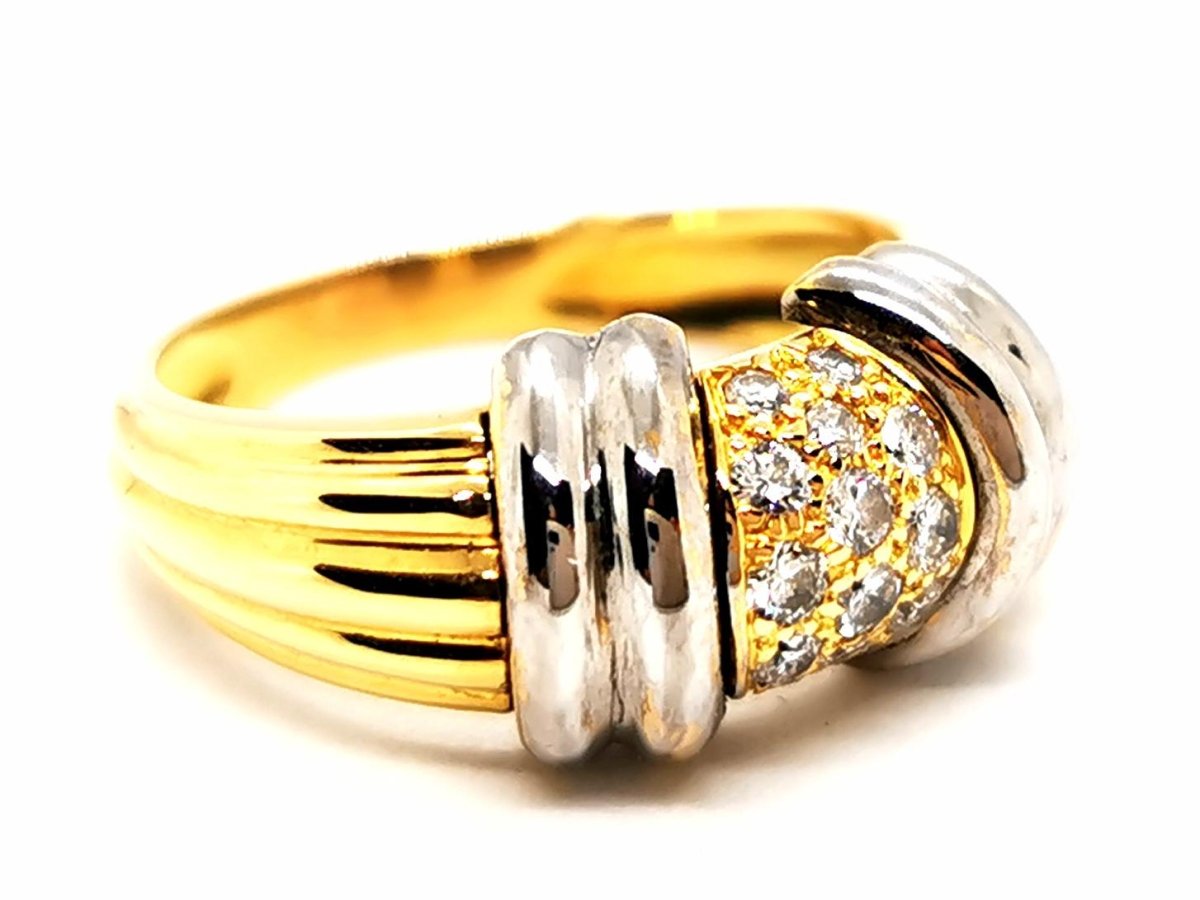 Bague Or jaune Diamant - Castafiore