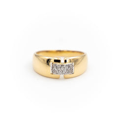 Bague Or jaune Diamant - Castafiore