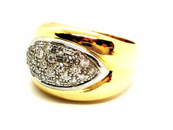 Bague Or jaune Diamant - Castafiore