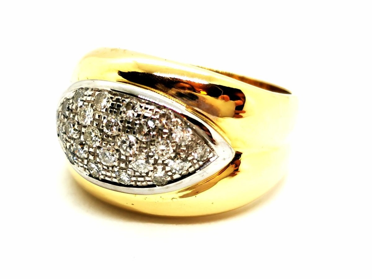 Bague Or jaune Diamant - Castafiore