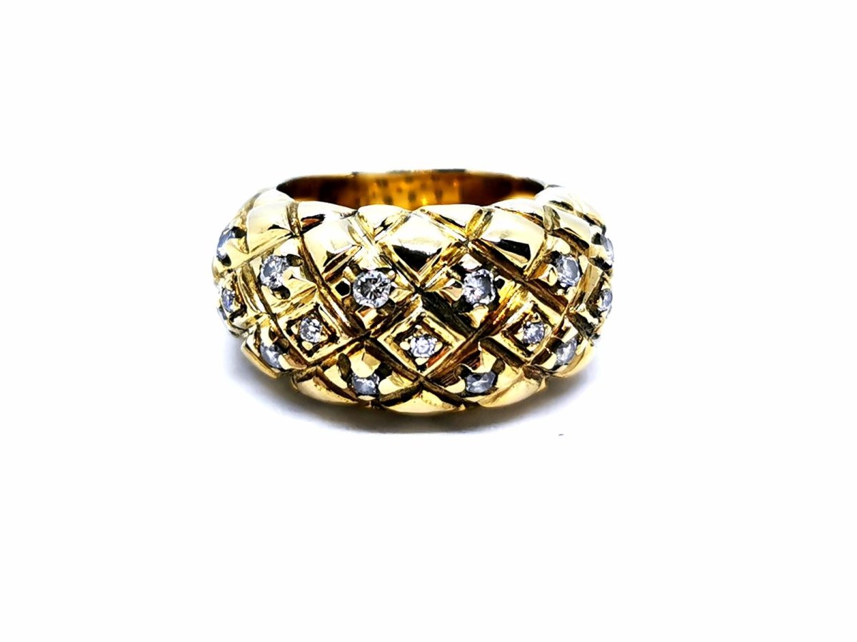 Bague Or jaune Diamant - Castafiore