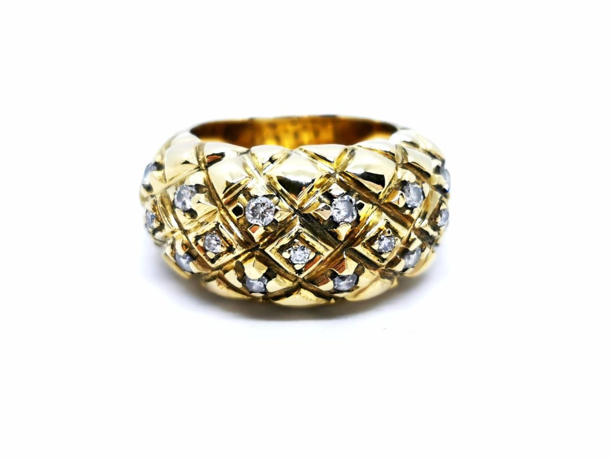 Bague Or jaune Diamant - Castafiore