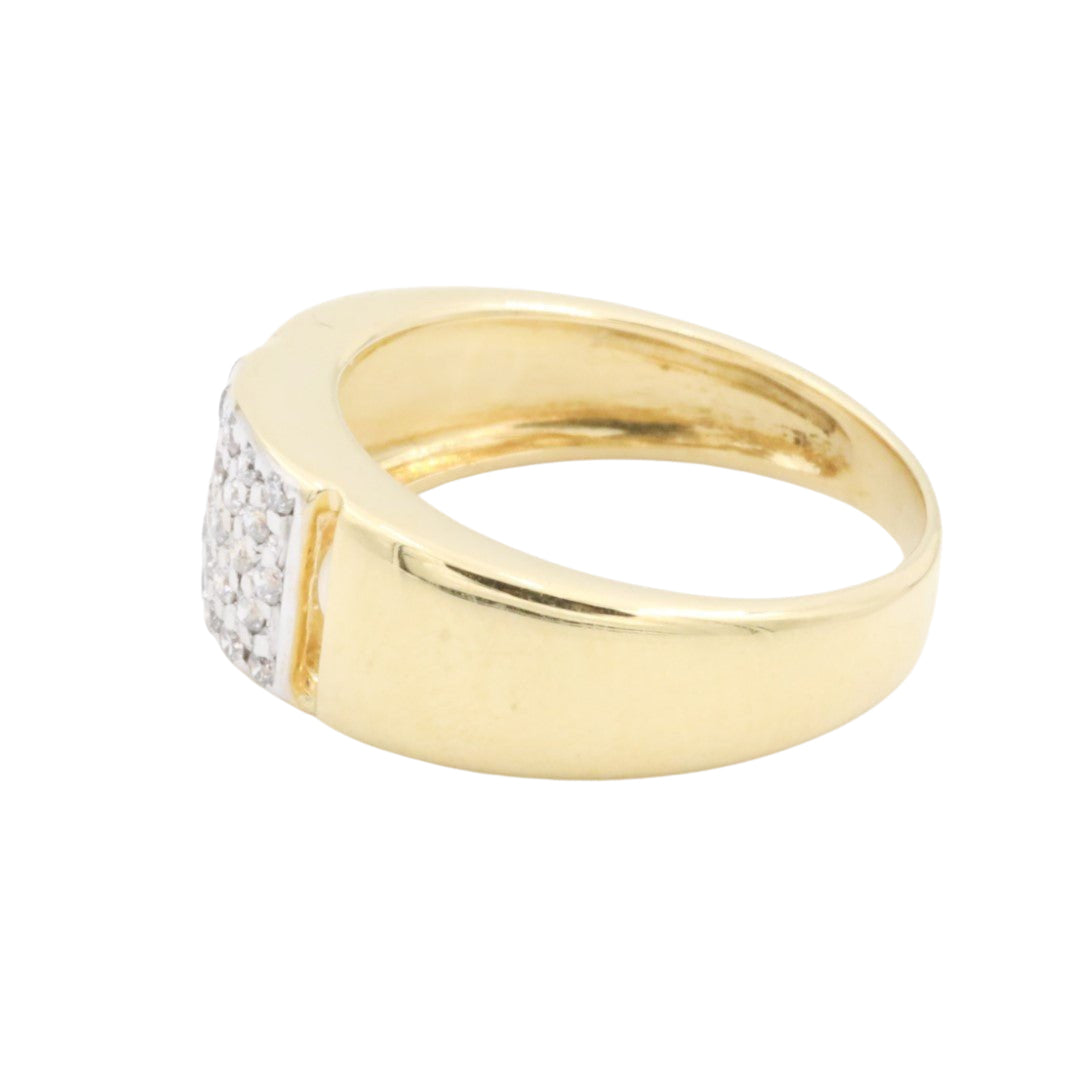 Bague Or jaune Diamant - Castafiore