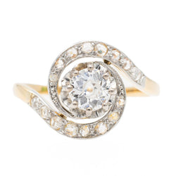 Bague Or jaune Diamant - Castafiore