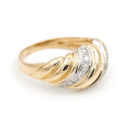 Bague Or jaune Diamant - Castafiore