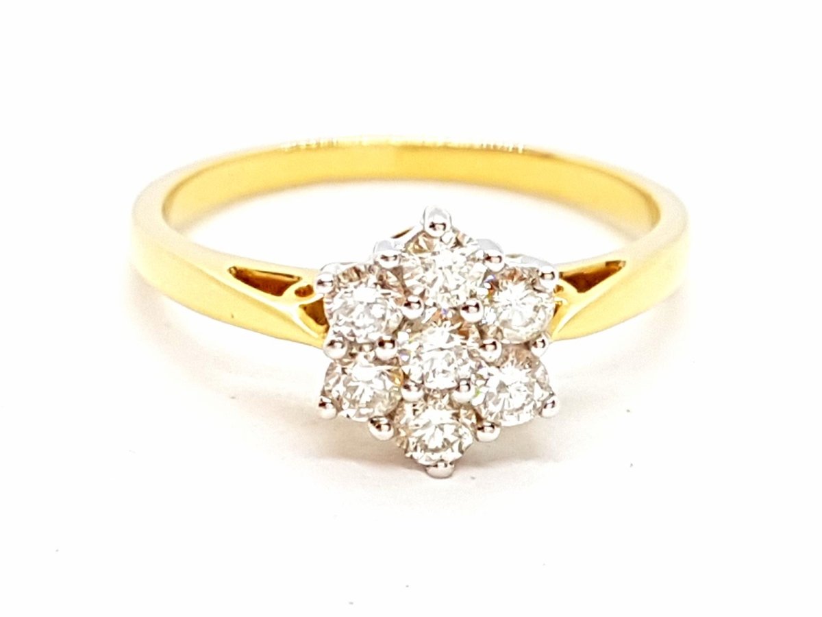 Bague Or jaune Diamant - Castafiore