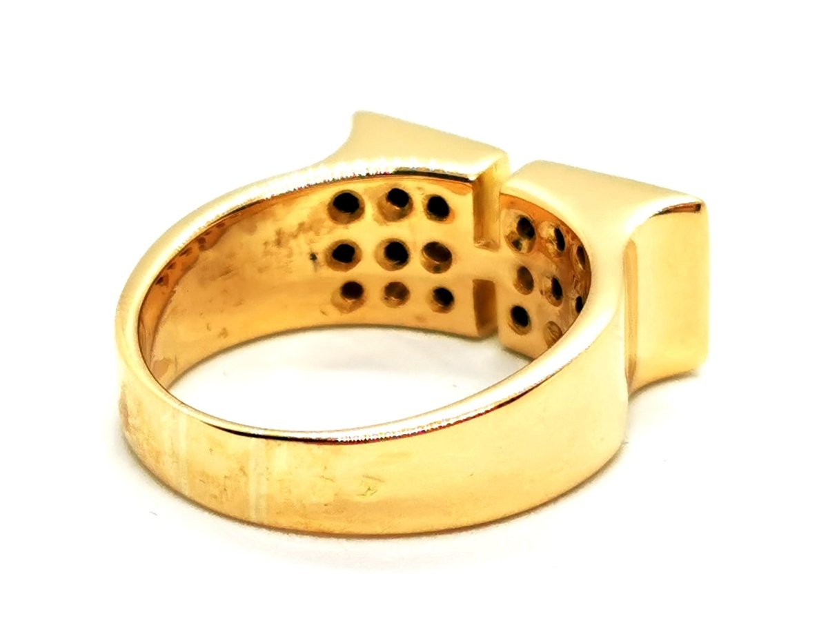 Bague Or jaune Diamant - Castafiore
