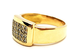 Bague Or jaune Diamant - Castafiore