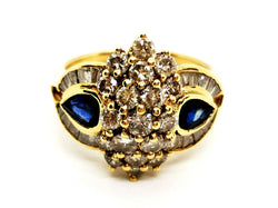 Bague Or jaune Diamant - Castafiore