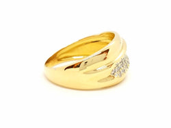 Bague Or jaune Diamant - Castafiore