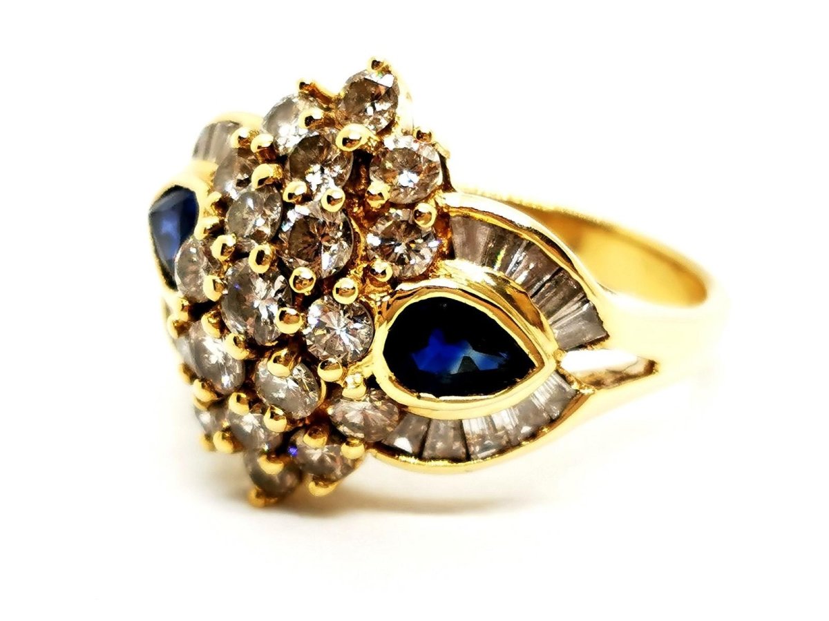 Bague Or jaune Diamant - Castafiore