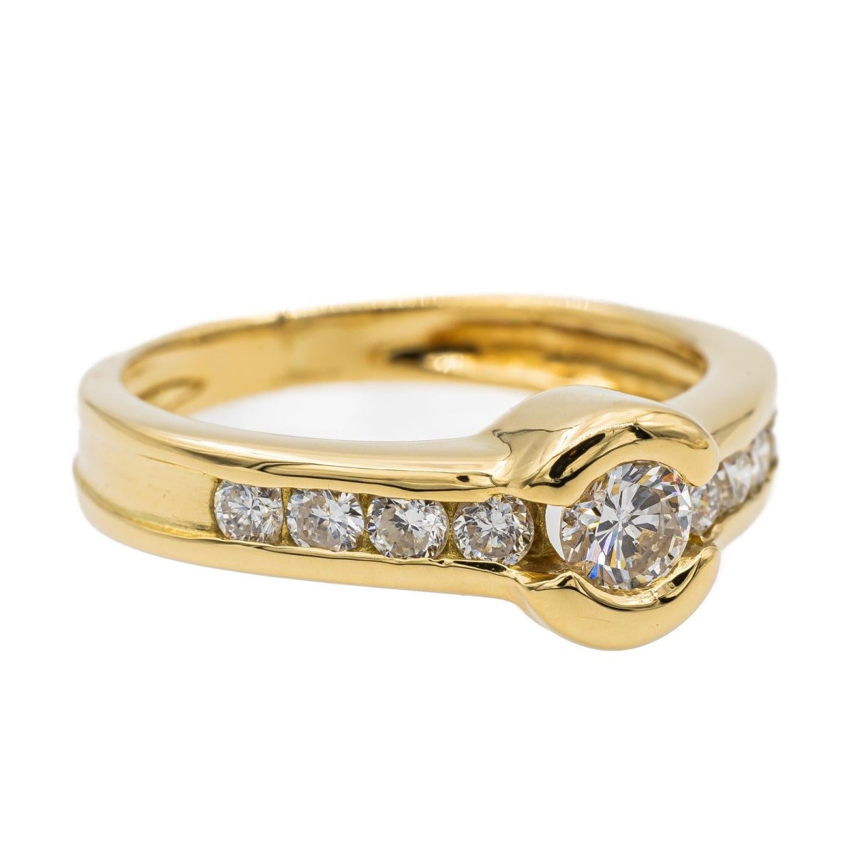 Bague Or jaune Diamant - Castafiore