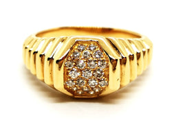 Bague Or jaune Diamant - Castafiore