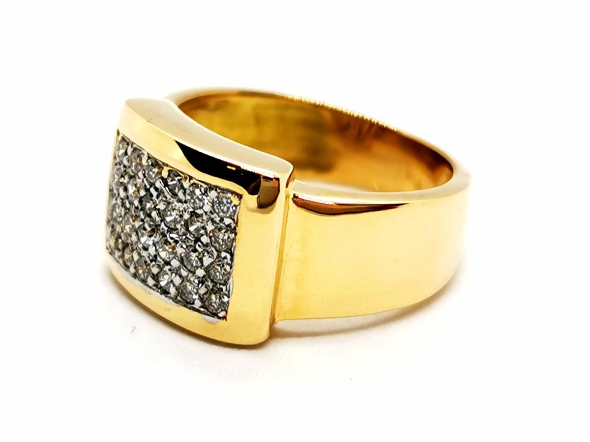 Bague Or jaune Diamant - Castafiore
