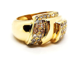 Bague Or jaune Diamant - Castafiore