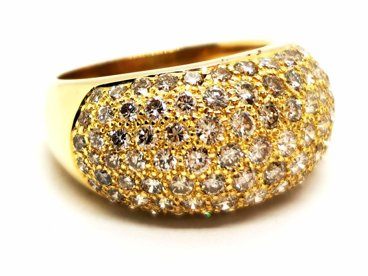 Bague Or jaune Diamant - Castafiore
