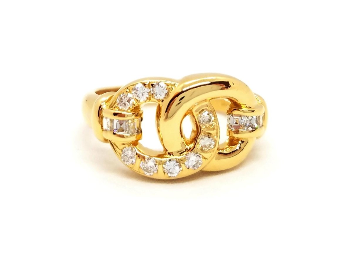 Bague Or jaune Diamant - Castafiore