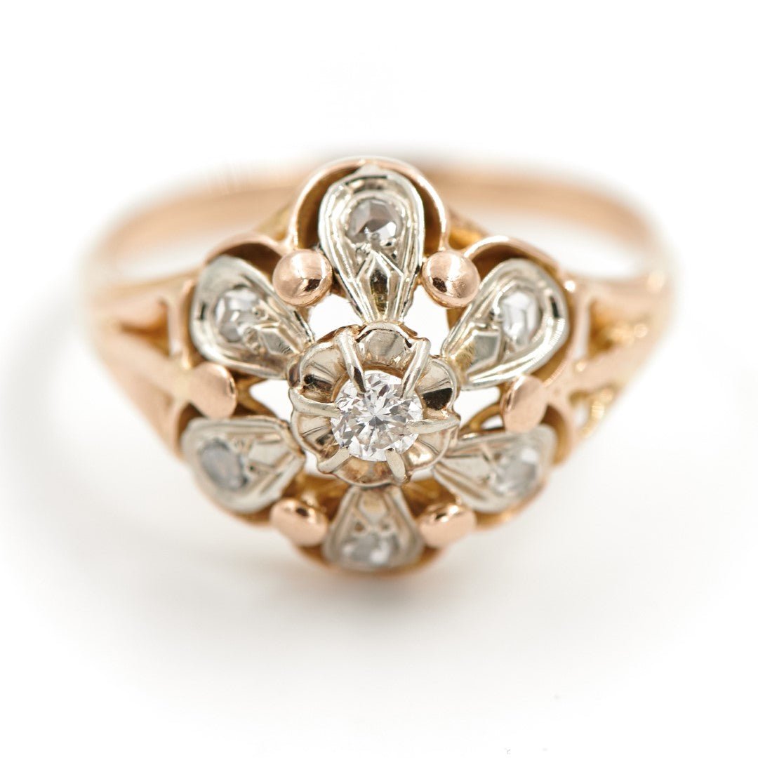 Bague Or jaune Diamant - Castafiore