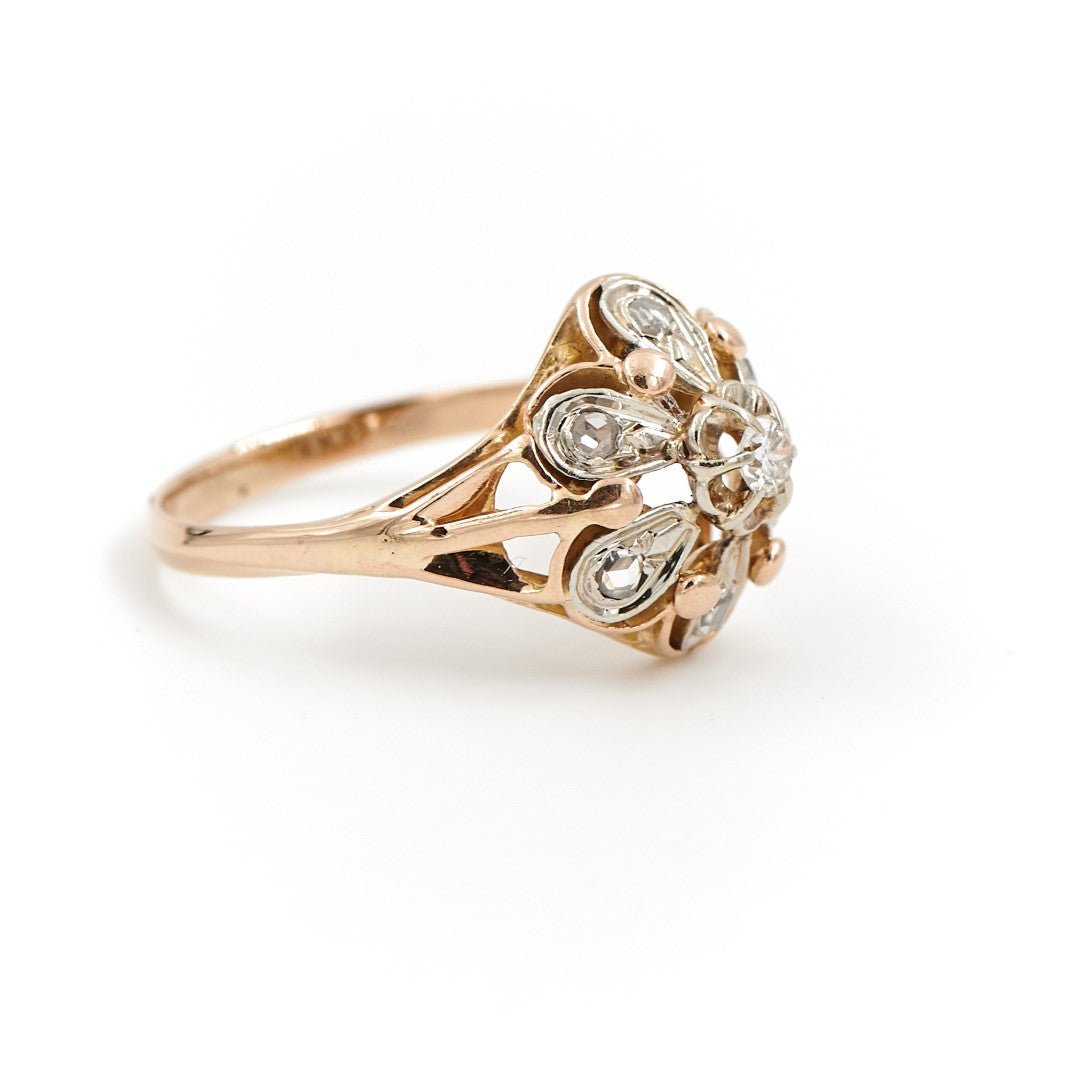 Bague Or jaune Diamant - Castafiore