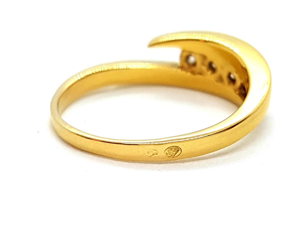 Bague Or jaune Diamant - Castafiore