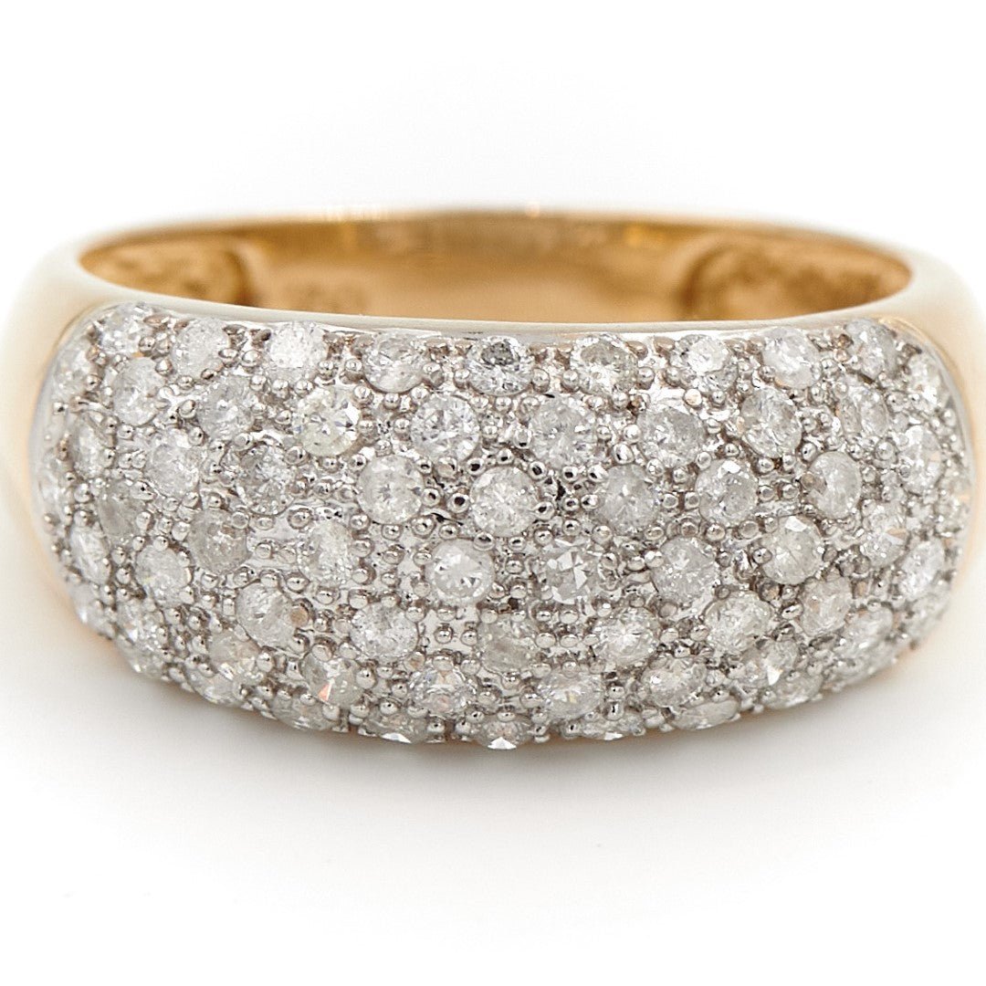 Bague Or jaune Diamant - Castafiore