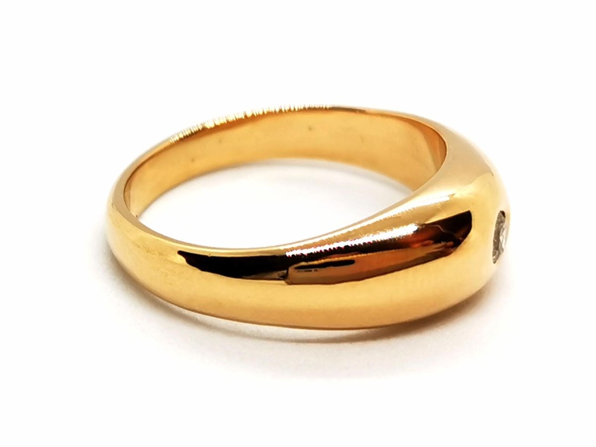 Bague Or jaune Diamant - Castafiore