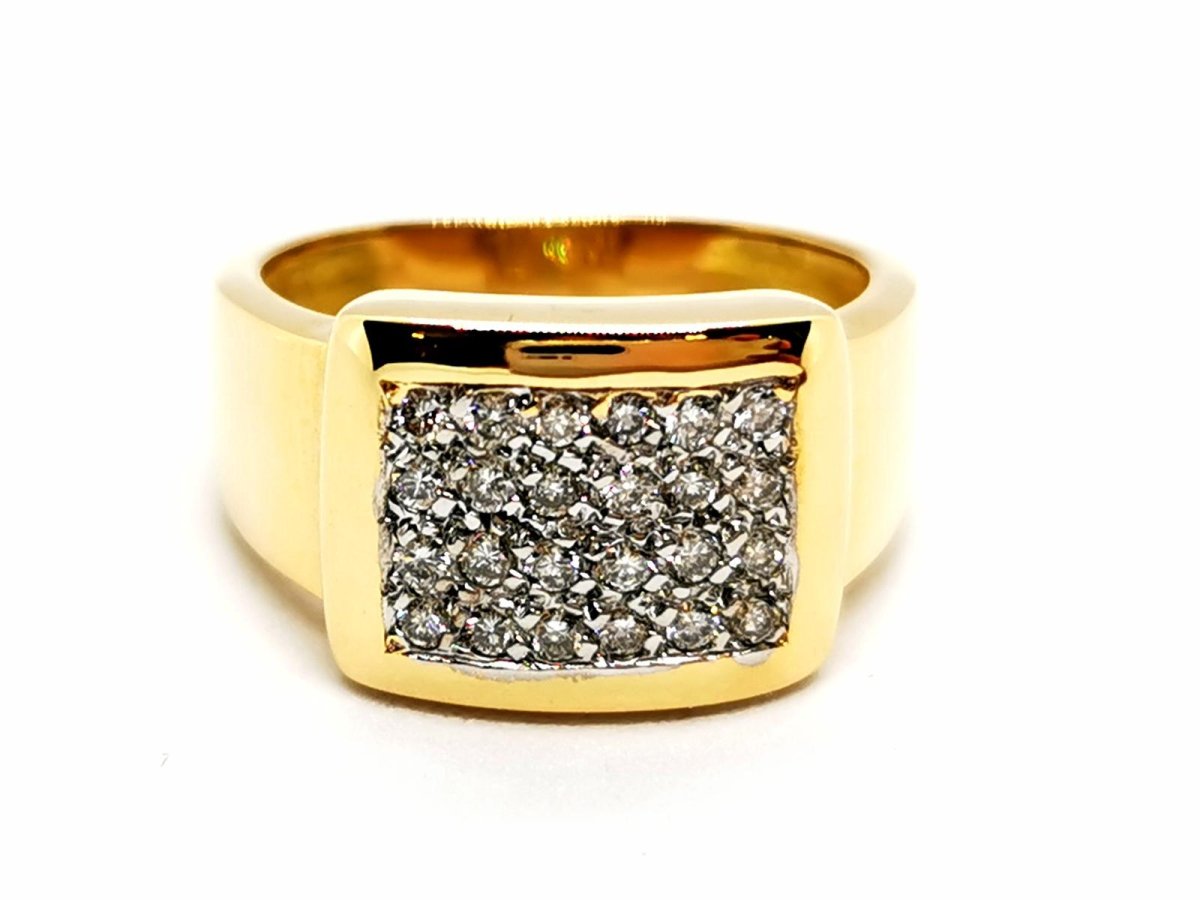 Bague Or jaune Diamant - Castafiore