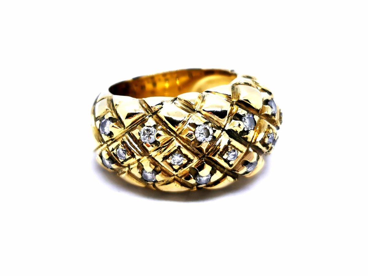 Bague Or jaune Diamant - Castafiore