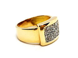 Bague Or jaune Diamant - Castafiore